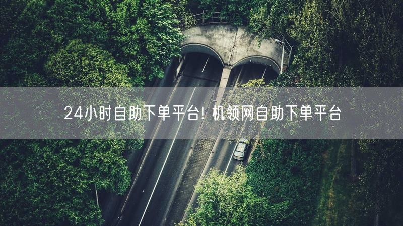24小时自助下单平台! 机领网自助下单平台