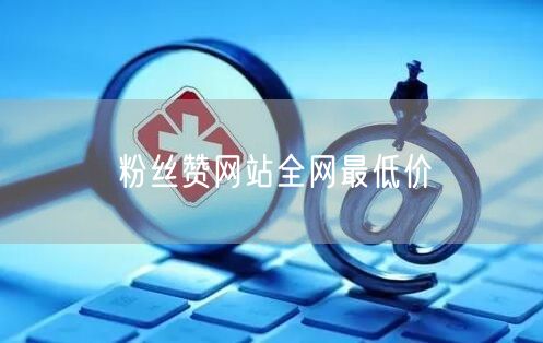 粉丝赞网站全网最低价