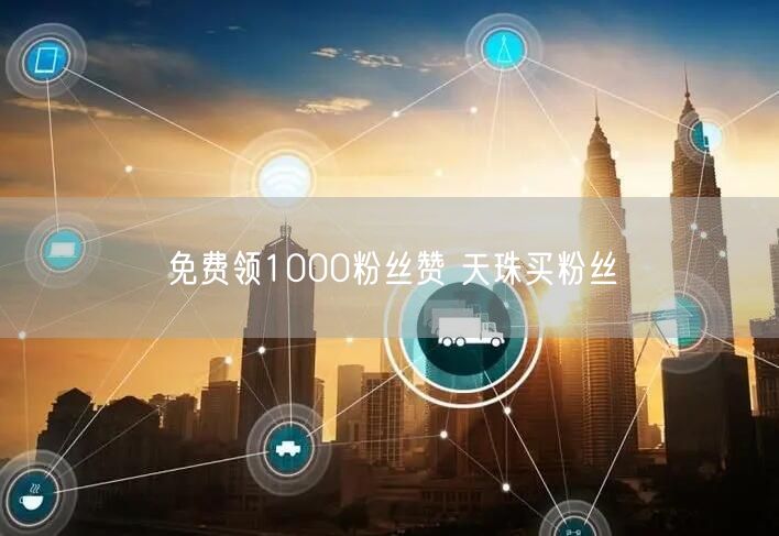 免费领1000粉丝赞 天珠买粉丝