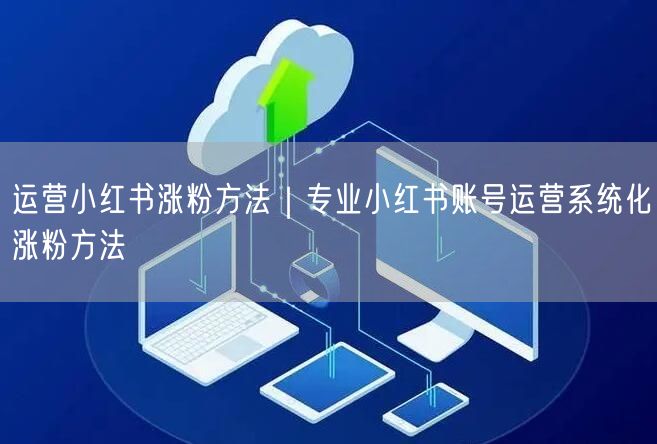 运营小红书涨粉方法|专业小红书账号运营系统化涨粉方法