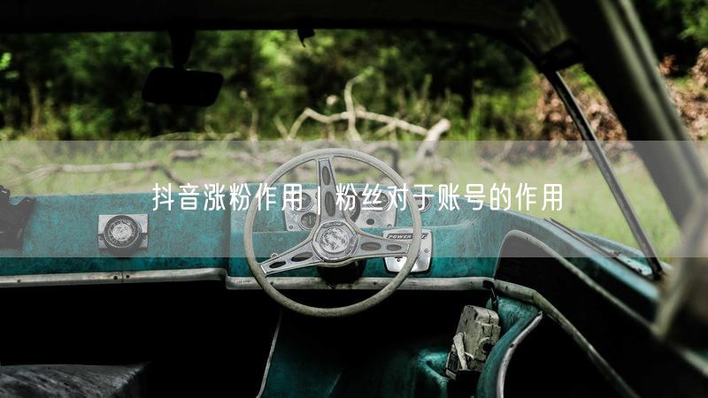 抖音涨粉作用｜粉丝对于账号的作用