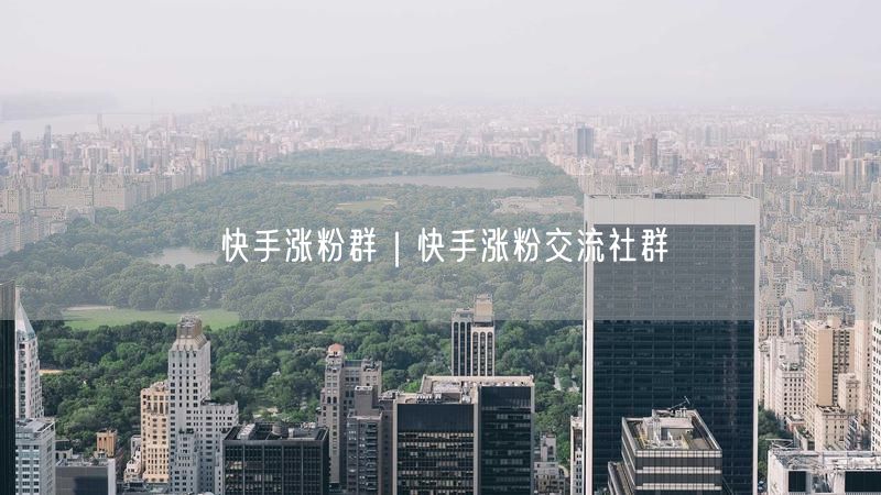 快手涨粉群｜快手涨粉交流社群